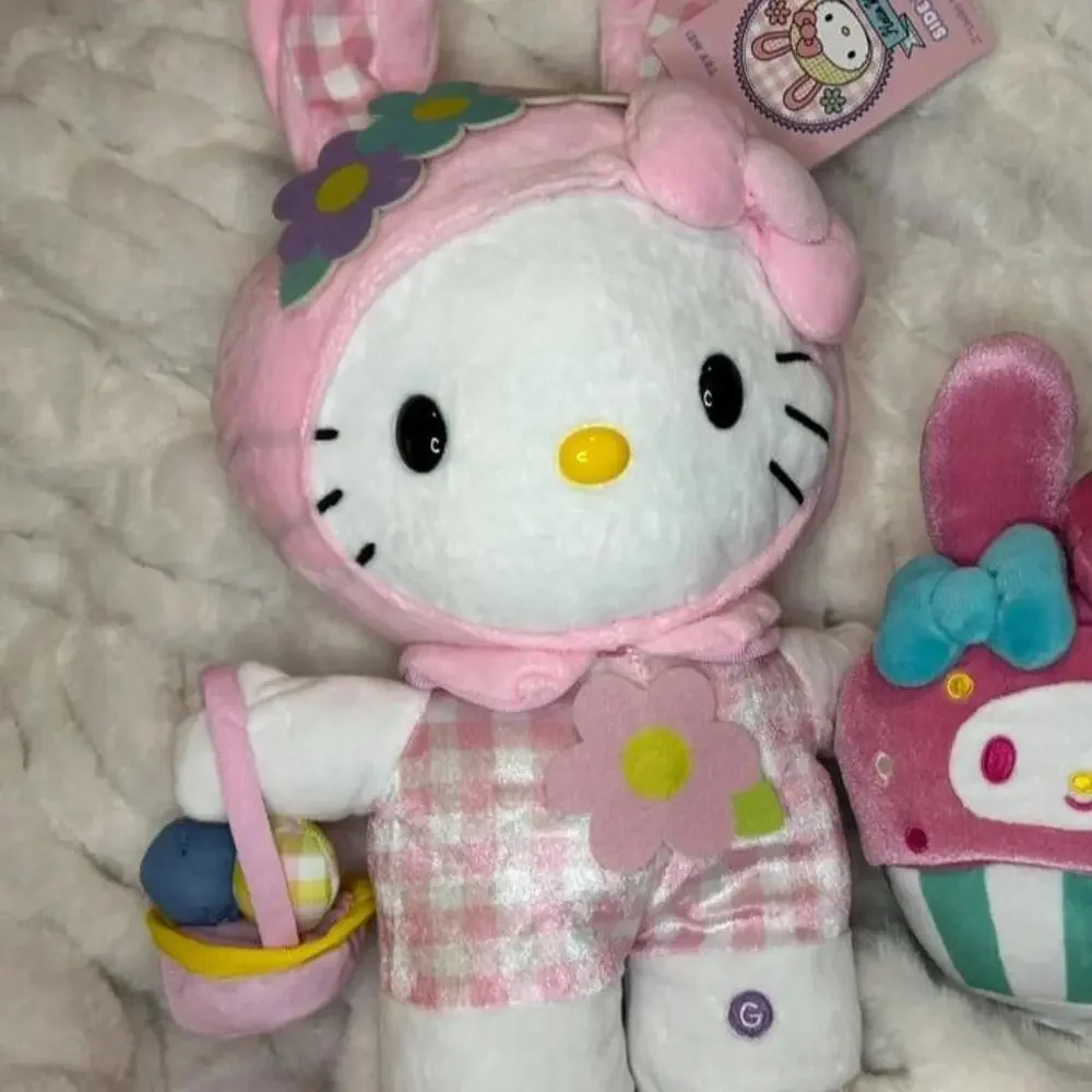 Hello Kitty Pink Bunny Easter Greeter 16” BNWT - Picture 4 of 4